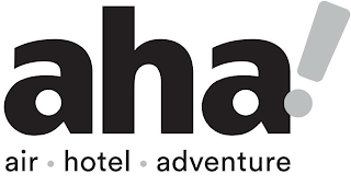AHA! AIR HOTEL ADVENTURE logo