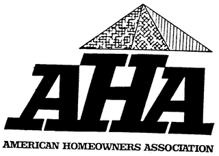 AHA AMERICAN HOMEOWNERS ASSOCIATION logo