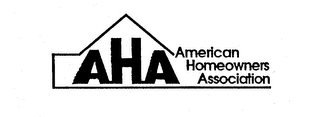 AHA AMERICAN HOMEOWNERS ASSOCIATION logo