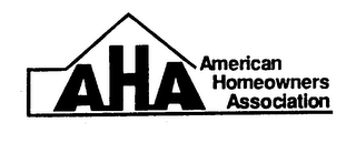 AHA AMERICAN HOMEOWNERS ASSOCIATION logo