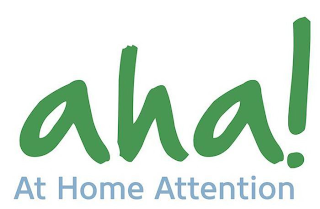 AHA! AT HOME ATTENTION logo