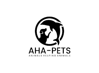 AHA-PETS ANIMALS HELPING ANIMALS logo