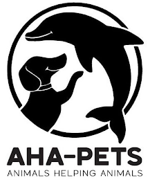 AHA-PETS ANIMALS HELPING ANIMALS logo
