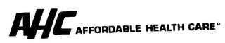 AHC AFFORDABLE HEALTH CARE logo