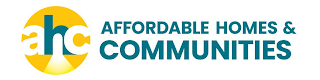 AHC AFFORDABLE HOMES & COMMUNITIES logo