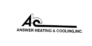 AHC ANSWER HEATING & COOLING, INC. logo