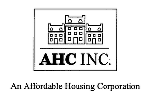 AHC INC.  AN AFFORDABLE HOUSING CORPORATION logo