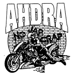 AHDRA NO JAP CRAP logo