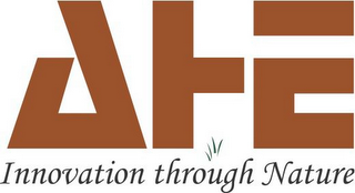 AHE INNOVATION THROUGH NATURE logo