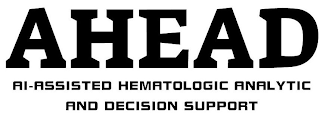 AHEAD AI-ASSISTED HEMATOLOGIC ANALYTIC AND DECISION SUPPORT logo