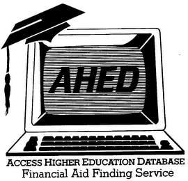 AHED ACCESS HIGHER EDUCATION DATABASE FINANCIAL AID FINDING SERVICE logo