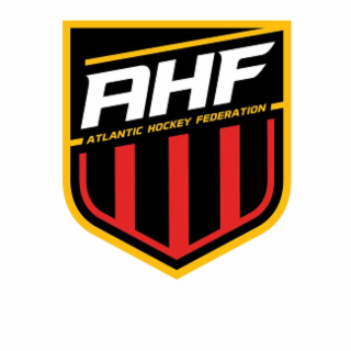 AHF ATLANTIC HOCKEY FEDERATION logo