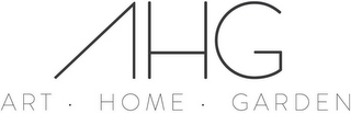 AHG ART HOME GARDEN logo