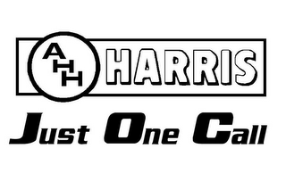 AHH HARRIS JUST ONE CALL logo