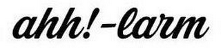 AHH!-LARM logo