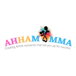 AHHAMOMMA CREATING AHHA MOMENTS THAT SET YOU UP FOR SUCCESS. logo