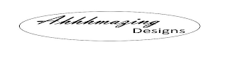 AHHHMAZING DESIGNS logo