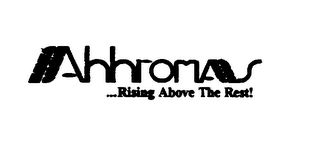 AHHROMAS...RISING ABOVE THE REST! logo