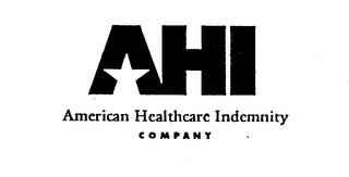 AHI AMERICAN HEALTHCARE INDEMNITY COMPANY logo