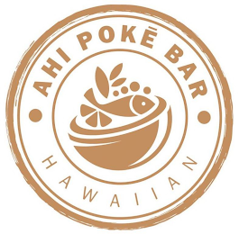 · AHI POKE BAR · HAWAIIAN logo