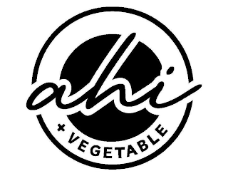 AHI + VEGETABLE logo