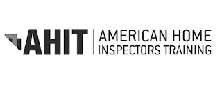 AHIT AMERICAN HOME INSPECTORS TRAINING logo