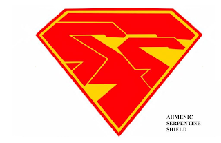 AHMENIC SERPENTINE SHIELD logo
