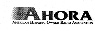 AHORA AMERICAN HISPANIC OWNED RADIO ASSOCIATION logo