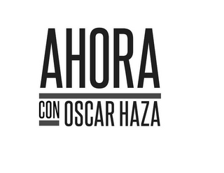 AHORA CON OSCAR HAZA logo