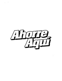 AHORRE AQUI logo