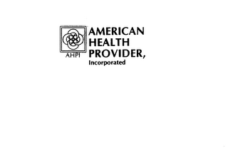 AHPI AMERICAN HEALTH PROVIDER, INCORPORATED logo