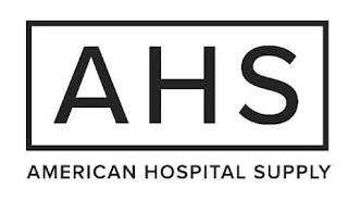 AHS AMERICAN HOSPITAL SUPPLY logo