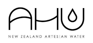 AHU NEW ZEALAND ARTESIAN WATER logo