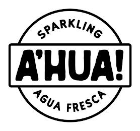 A'HUA! SPARKLING AGUA FRESCA logo
