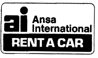 AI ANSA INTERNATIONAL RENT A CAR logo
