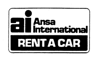 AI ANSA INTERNATIONAL RENT A CAR logo