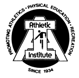 AI ATHLETIC INSTITUTE PROMOTING ATHLETICS PHYSICAL EDUCATION RECREATION SINCE 1934 logo