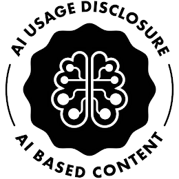 AI USAGE DISCLOSURE AI BASED CONTENT logo
