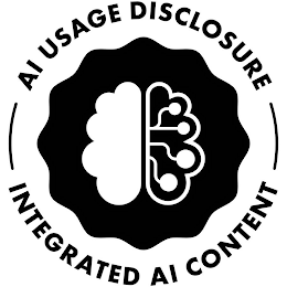 AI USAGE DISCLOSURE INTEGRATED AI CONTENT logo
