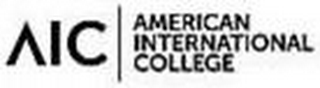 AIC AMERICAN INTERNATIONAL COLLEGE logo