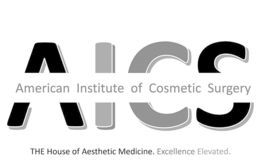 AICS AMERICAN INSTITUTE OF COSMETIC SURGERY THE HOUSE OF AESTHETIC MEDICINE. EXCELLENCE ELEVATED. logo