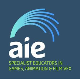 AIE SPECIALIST EDUCATORS IN GAMES, ANIMATION & FILM VFX logo