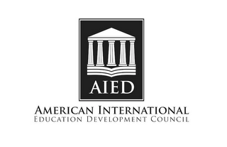 AIED AMERICAN INTERNATIONAL EDUCATION DEVELOPMENT COUNCIL logo