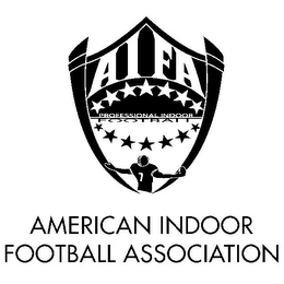 AIFA PROFESSIONAL INDOOR FOOTBALL 7 AMERICAN INDOOR FOOTBALL ASSOCIATION logo