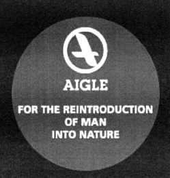 AIGLE FOR THE REINTRODUCTION OF MAN INTO NATURE logo