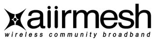 AIIRMESH WIRELESS COMMUNITY BROADBAND logo