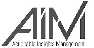 AIM ACTIONABLE INSIGHTS MANAGEMENT logo