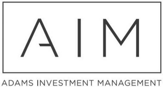AIM ADAMS INVESTMENT MANAGEMENT logo
