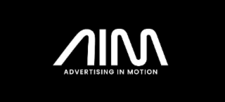 AIM ADVERTISING IN MOTION logo