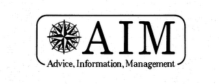 AIM ADVICE, INFORMATION, MANAGEMENT logo